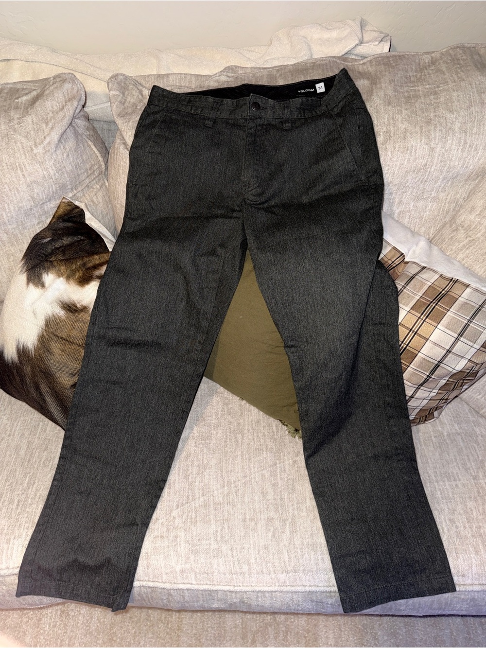 Volcom Chino Pants Gray 31 x 30
